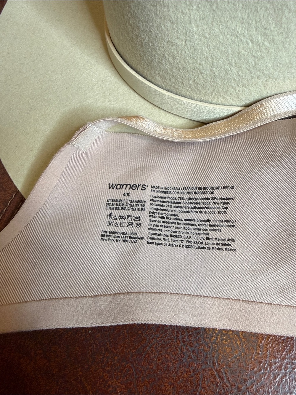 Warner's Smooth Nude Contour Bra in Light Blush - Picture 7 of 7